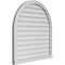 Ekena Millwork Round Top Surface Mount PVC Gable Vent w/ 2"W x 2"P Brickmould Sill Frame, 36"W x 38"H GVPRT36X3803SN - alternate 3